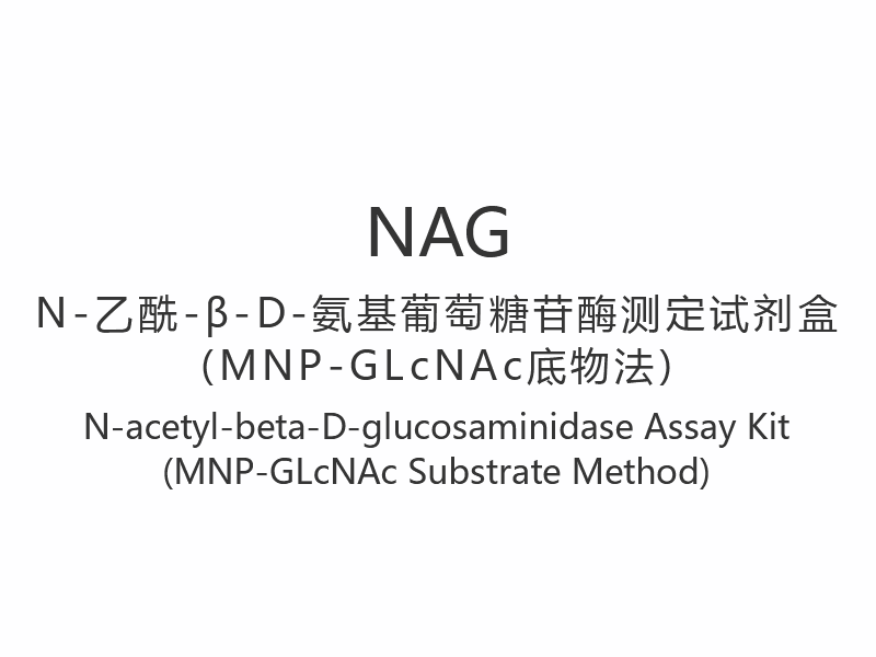 【NAG】Kit Uji N-asetil-beta-D-glukosaminidase (Metode Substrat MNP-GLcNAc)